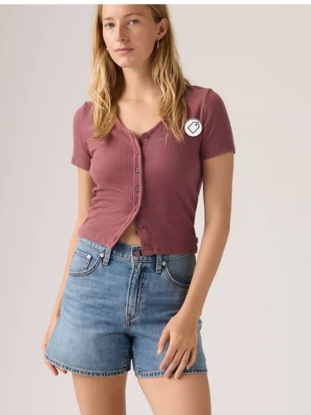 Levi's Women's Cinch Mid-Thigh Shorts - Lift Up 30